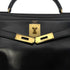 HERMES KELLY 28 RETOURNE BLACK BOX CALF HAND BAG 〇P GHW 90300022 - PURPOSE