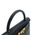 HERMES KELLY 28 SELLIER BLUE INDIGO COUCHEVEL HAND SHOULDER BAG 〇U GHW 90300026 - PURPOSE