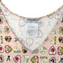 CHANEL VALENTINE 2006 HEART MOTIF SLEEVELESS DRESS PINK NYLON 40 06P RTW 90300030