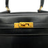 HERMES MINI KELLY 20 BLACK BOXCALF HAND SHOULDER BAG 〇V GHW 90302331 - PURPOSE