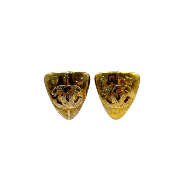 CHANEL VINTAGE EARRINGS COCOMARK GOLD ACCESSORY 97P 90300535 - PURPOSE