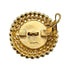 CHANEL VINTAGE EARRINGS ROUND COCOMARK GOLD ACCESSORY 90300539