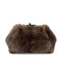 CHANEL VINTAGE CHAIN SHOULDER BAG BROWN FUR 90300546 - PURPOSE