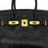 HERMES BIRKIN 35 BLACK BOX CALF HAND BAG □C GHW 90300552 - PURPOSE