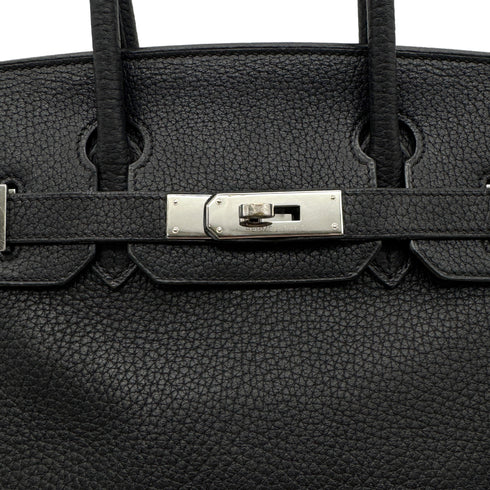 HERMES BIRKIN 30 BLACK TOGO HAND BAG □J SHW 90300574 - PURPOSE
