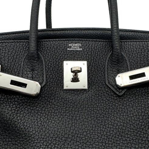 HERMES BIRKIN 30 BLACK TOGO HAND BAG □J SHW 90300574 - PURPOSE