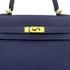 HERMES KELLY 25 RETOURNE BLUE SAPHIR TOGO HAND SHOULDER BAG B GHW 90300651 - PURPOSE