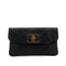 CHANEL VINTAGE BICOLORE CLUTCH BAG BLACK LEATHER 90300850 - PURPOSE