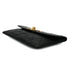 CHANEL VINTAGE BICOLORE CLUTCH BAG BLACK LEATHER 90300850 - PURPOSE