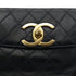 CHANEL VINTAGE BICOLORE CLUTCH BAG BLACK LEATHER 90300850 - PURPOSE