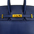 HERMES BIRKIN 25 BLUE SAPHIR SWIFT HAND BAG X GHW 90300851 - PURPOSE
