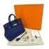 HERMES BIRKIN 25 BLUE SAPHIR SWIFT HAND BAG X GHW 90300851 - PURPOSE