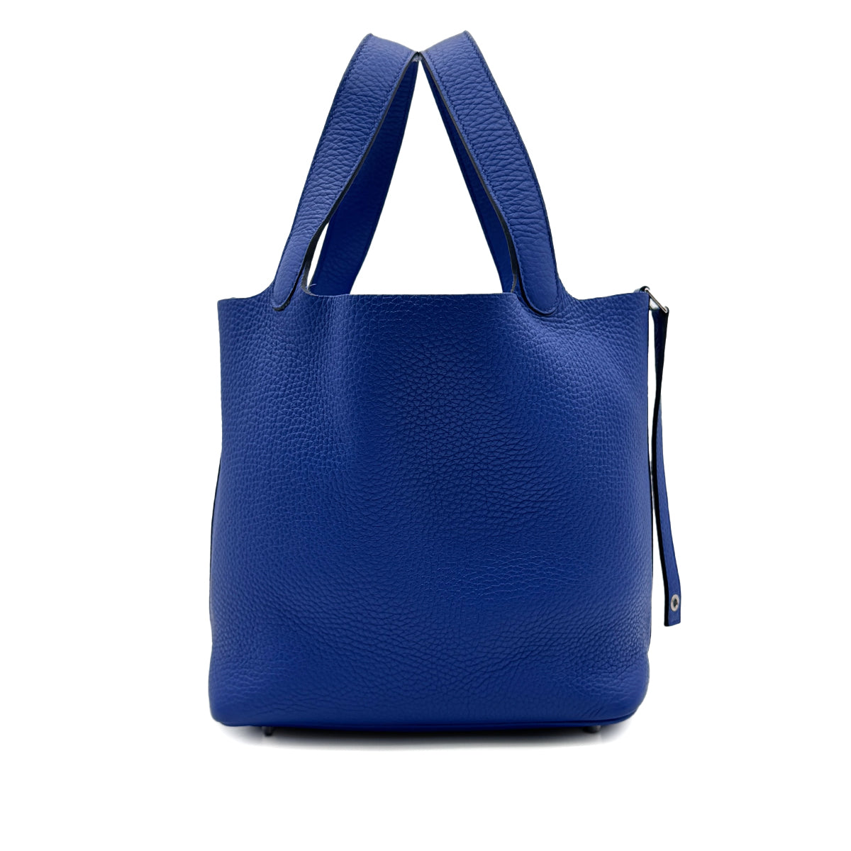HERMES PICOTIN LOCK MM BLUE ROYAL TAURILLON CLEMENCE HAND BAG U SHW 90300852
