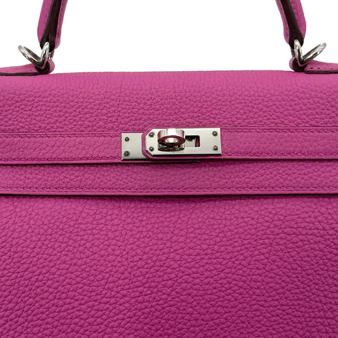 HERMES KELLY 25 RETOURNE MAGNOLIA TOGO HAND SHOULDER BAG C SHW 90300859 - PURPOSE