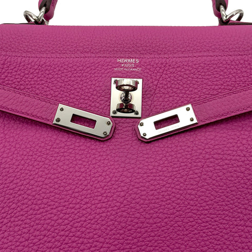 HERMES KELLY 25 RETOURNE MAGNOLIA TOGO HAND SHOULDER BAG C SHW 90300859 - PURPOSE