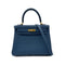HERMES KELLY 25 RETOURNE DEEP BLUE TOGO HAND SHOULDER BAG D GHW 90300860 - PURPOSE