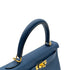 HERMES KELLY 25 RETOURNE DEEP BLUE TOGO HAND SHOULDER BAG D GHW 90300860 - PURPOSE