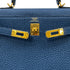 HERMES KELLY 25 RETOURNE DEEP BLUE TOGO HAND SHOULDER BAG D GHW 90300860 - PURPOSE