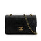 CHANEL VINTAGE CLASSIC FLAP SMALL CHAIN SHOULDER BAG BLACK LAMB SKIN 90300863 - PURPOSE