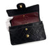 CHANEL VINTAGE CLASSIC FLAP SMALL CHAIN SHOULDER BAG BLACK LAMB SKIN 90300863 - PURPOSE