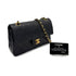 CHANEL VINTAGE CLASSIC FLAP SMALL CHAIN SHOULDER BAG BLACK LAMB SKIN 90300863 - PURPOSE