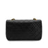 CHANEL VINTAGE FULL FLAP CHAIN SHOULDER BAG BLACK LAMB SKIN 90301010 - PURPOSE