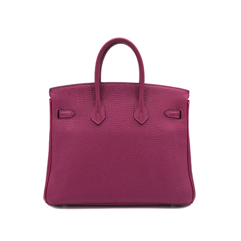 HERMES BIRKIN 25 TOSCA TOGO HAND BAG □O SHW 90301018 - PURPOSE