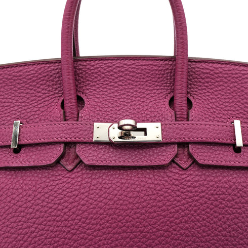 HERMES BIRKIN 25 TOSCA TOGO HAND BAG □O SHW 90301018 - PURPOSE