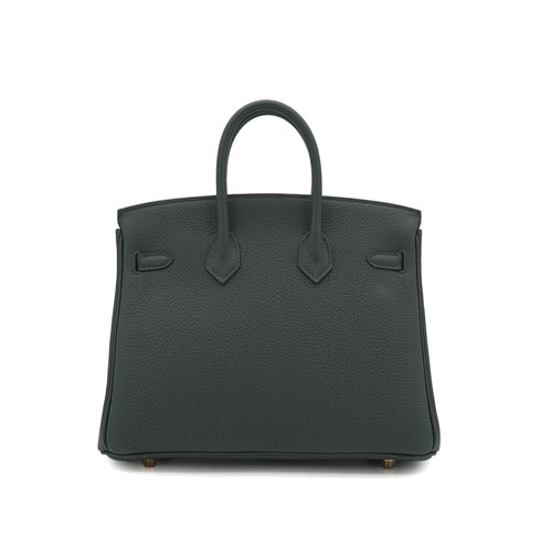 HERMES BIRKIN 25 VERT MANGROVE TOGO HAND BAG K GHW 90301083 - PURPOSE