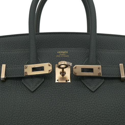 HERMES BIRKIN 25 VERT MANGROVE TOGO HAND BAG K GHW 90301083 - PURPOSE