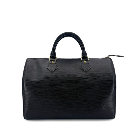 LOUIS VUITTON EPI SPEEDY 30 HAND BAG NOIR LEATHER M59022 90301084 - PURPOSE