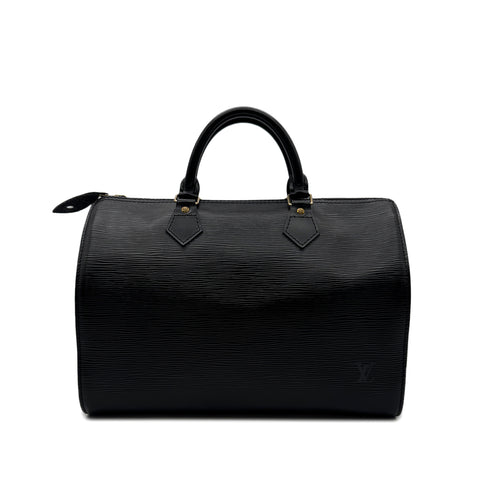 LOUIS VUITTON EPI SPEEDY 30 HAND BAG NOIR LEATHER M59022 90301085 - PURPOSE