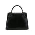HERMES KELLY 28 SELLIER BLACK BOX CALF HAND SHOULDER BAG 〇U GHW 90301088 - PURPOSE