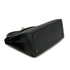 HERMES KELLY 28 SELLIER BLACK BOX CALF HAND SHOULDER BAG 〇U GHW 90301089 - PURPOSE