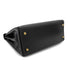 HERMES KELLY 28 RETOURNE BLACK BOX CALF HAND BAG 〇W GHW 90301095 - PURPOSE