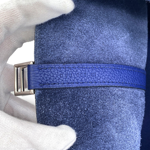 HERMES PICOTIN LOCK MM BLUE ENCRE TAURILLON CLEMENCE HAND BAG D 90301099 - PURPOSE