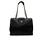 CHANEL VINTAGE SUPER MODEL BICOLORE CHAIN TOTE BAG BLACK LEATHER 90301100 - PURPOSE