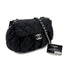 CHANEL MATELASSE CHAIN AROUND SHOULDER BAG BLACK LEATHER 90301101 - PURPOSE