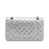 CHANEL CLASSIC FLAP MEDIUM CHAIN SHOULDER BAG SILVER LAMB SKIN 90301104 - PURPOSE