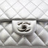 CHANEL CLASSIC FLAP MEDIUM CHAIN SHOULDER BAG SILVER LAMB SKIN 90301104 - PURPOSE