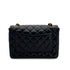 CHANEL VINTAGE MATELASSE BIG COCO CHAIN SHOULDER BAG BLACK LAMB SKIN 90301108 - PURPOSE