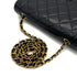 CHANEL VINTAGE DIANA MIDIUM CHAIN SHOULDER BAG BLACK LAMB SKIN 90301109 - PURPOSE