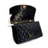CHANEL VINTAGE DIANA MIDIUM CHAIN SHOULDER BAG BLACK LAMB SKIN 90301109 - PURPOSE