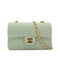 CHANEL VINTAGE CLASSIC FLAP SMALL CHAIN SHOULDER BAG LIGHT GREEN LAMB SKIN 90301110 - PURPOSE