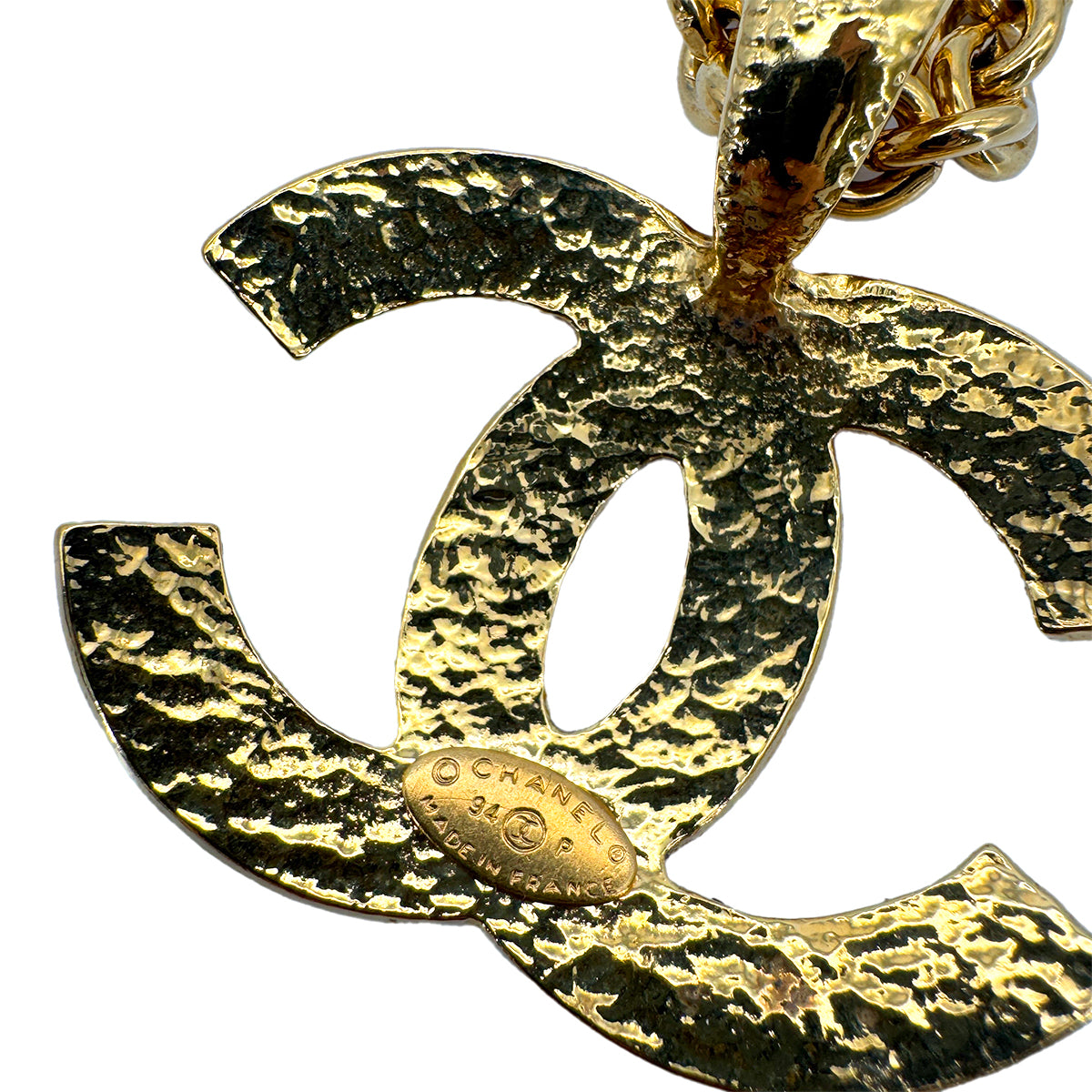 CHANEL VINTAGE NECKLACE COCOMARK ACCESSORY 94P 90301115