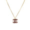 CHANEL NECKLACE COCOMARK RHINESTONE PINK ACCESSORY 02P 90301116 - PURPOSE