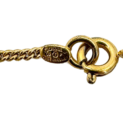 CHANEL NECKLACE COCOMARK RHINESTONE PINK ACCESSORY 02P 90301116 - PURPOSE