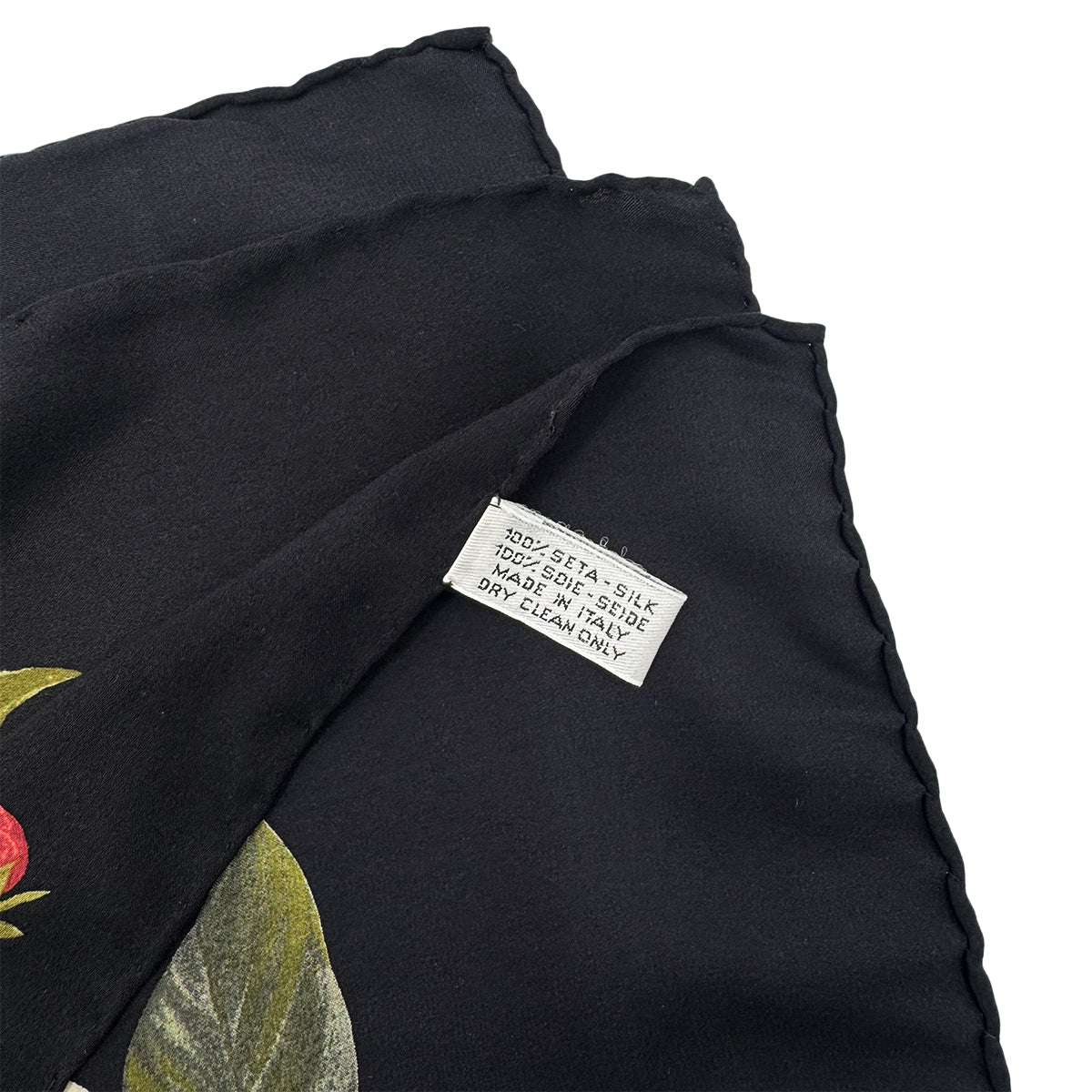 CHANEL VINTAGE SCARF MULTICOLOR SILK 90301118