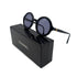 CHANEL VINTAGE SUNGLASSES COCOMARK BLACK BLUE EYEWEAR 90301125 - PURPOSE