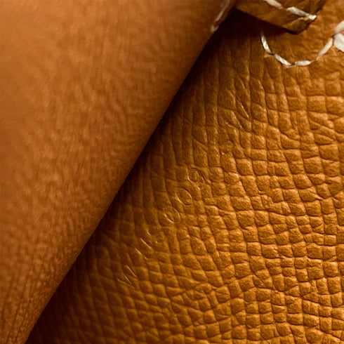 HERMES KELLY TO GO GOLD VEAU EPSOM WALLET SHOULDER BAG W GHW 90301627 - PURPOSE